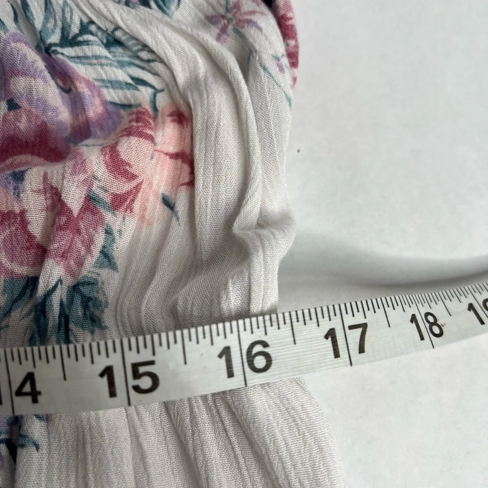 Art Class™ Wedding Wear Sundress Adjustable Strap Off-White‎ Floral  L (10-12)